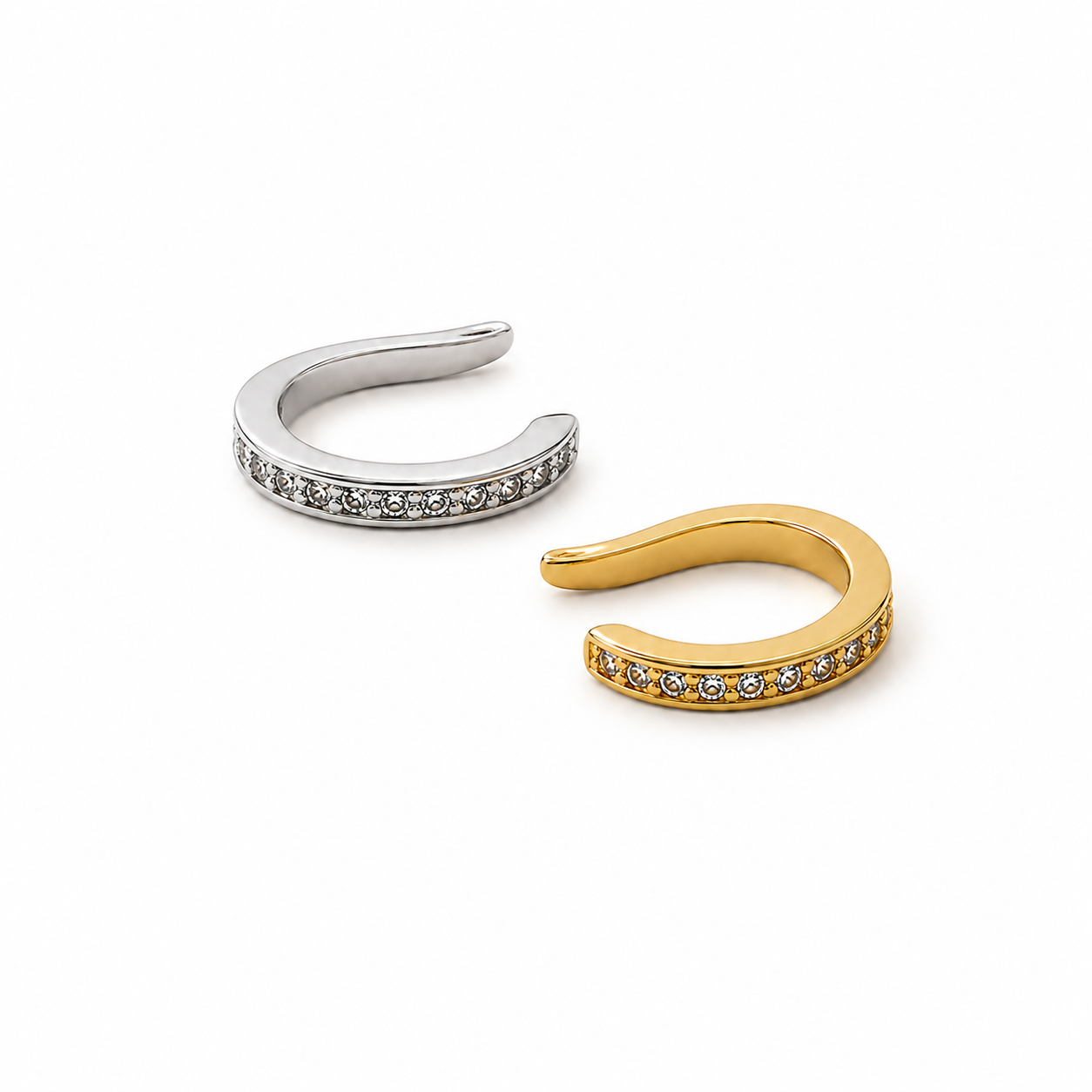 Earcuff Andy - monoboucle vendue à l’unité - doré ou argent