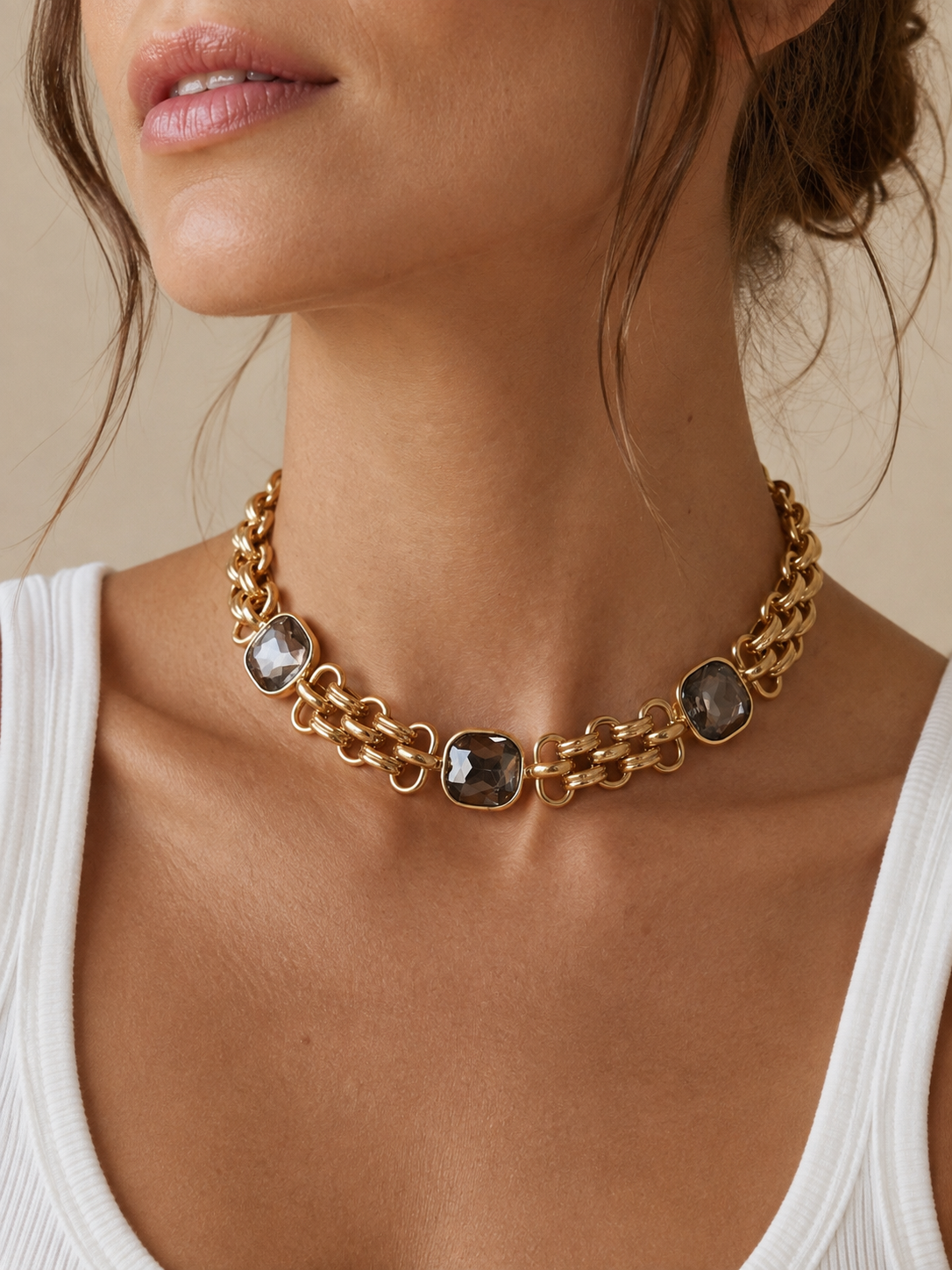 Choker Barbara - plusieurs couleurs disponibles