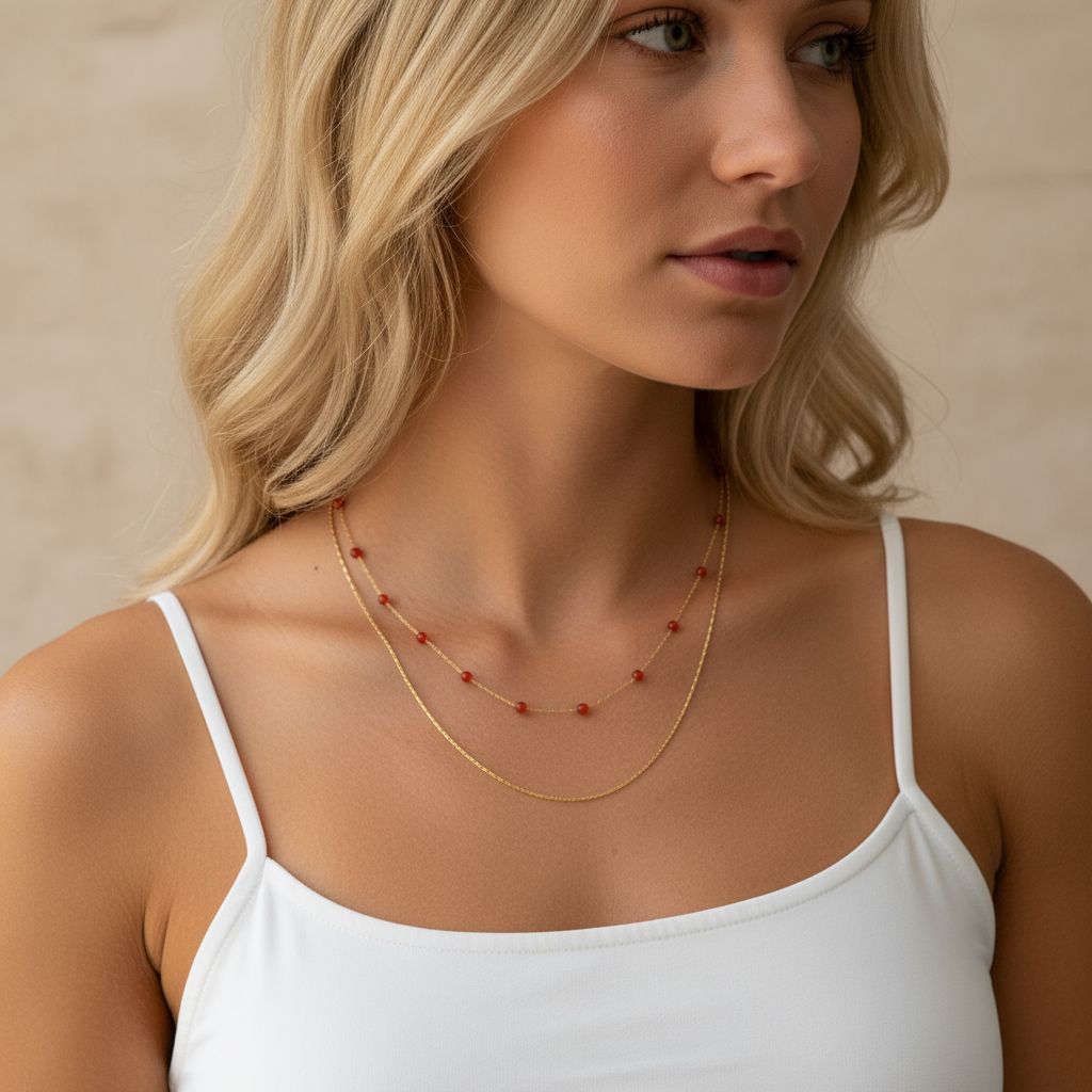 Deby - plusieurs couleurs - collier double
