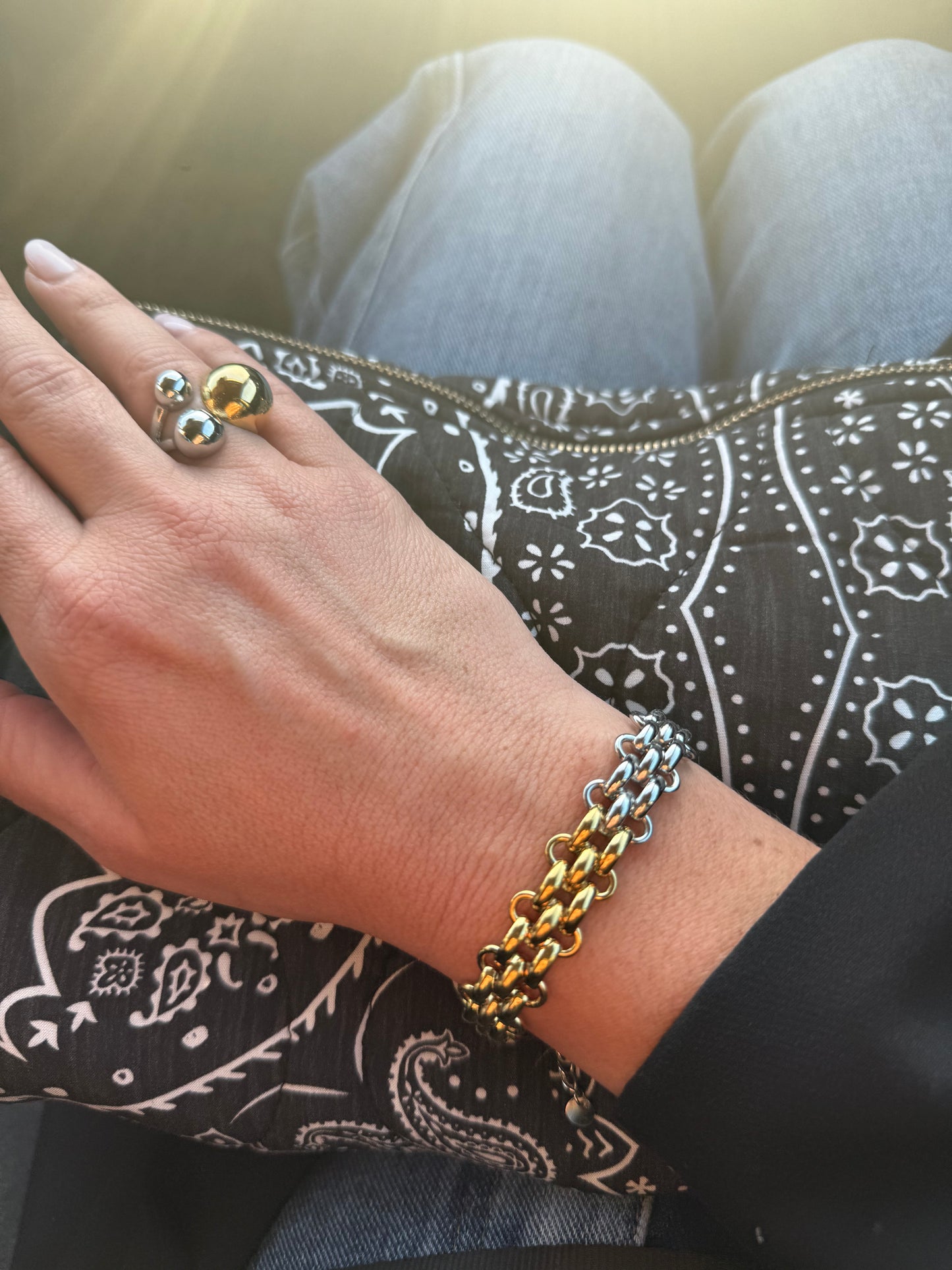 Chami - le bracelet - bicolore