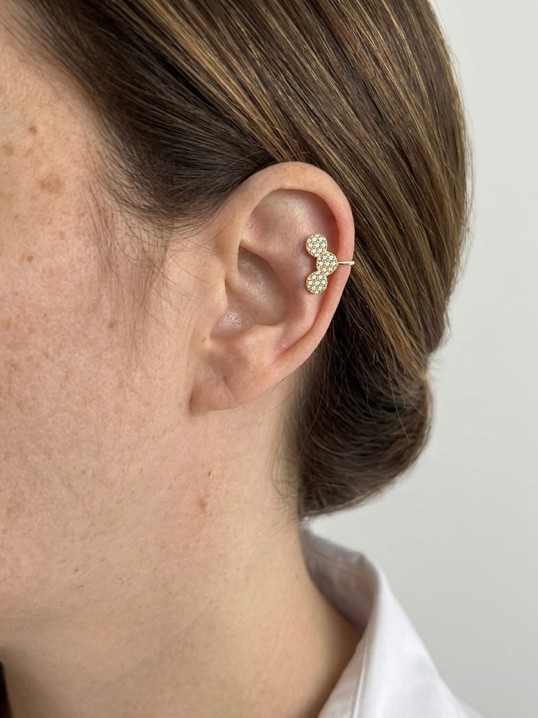 Earcuff Rana - monoboucle vendue à l’unité - doré ou argent