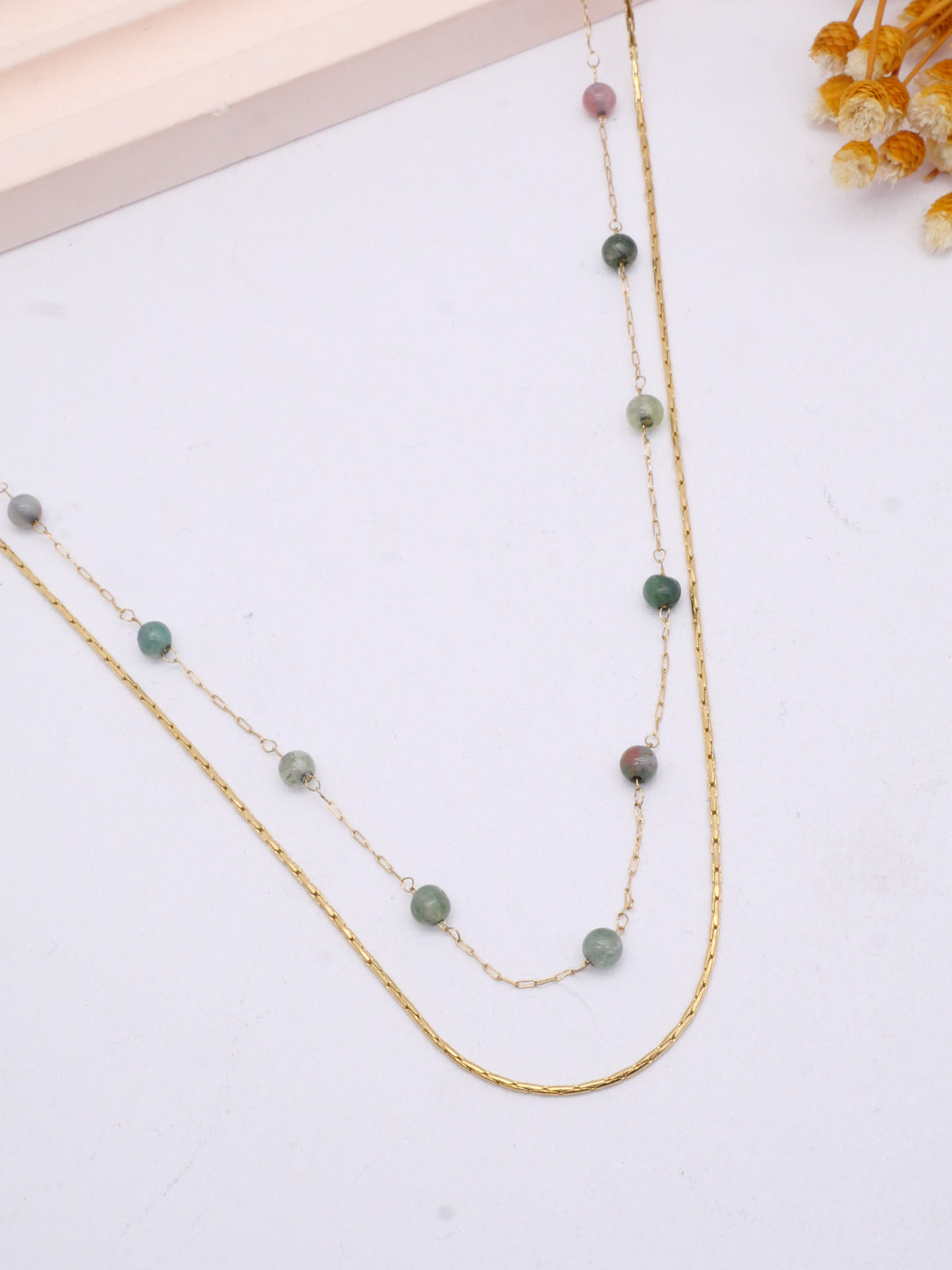 Deby - plusieurs couleurs - collier double