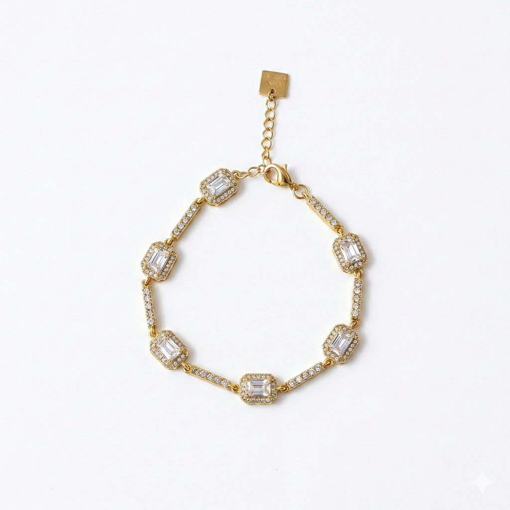 Iris - le bracelet - doré ou argent