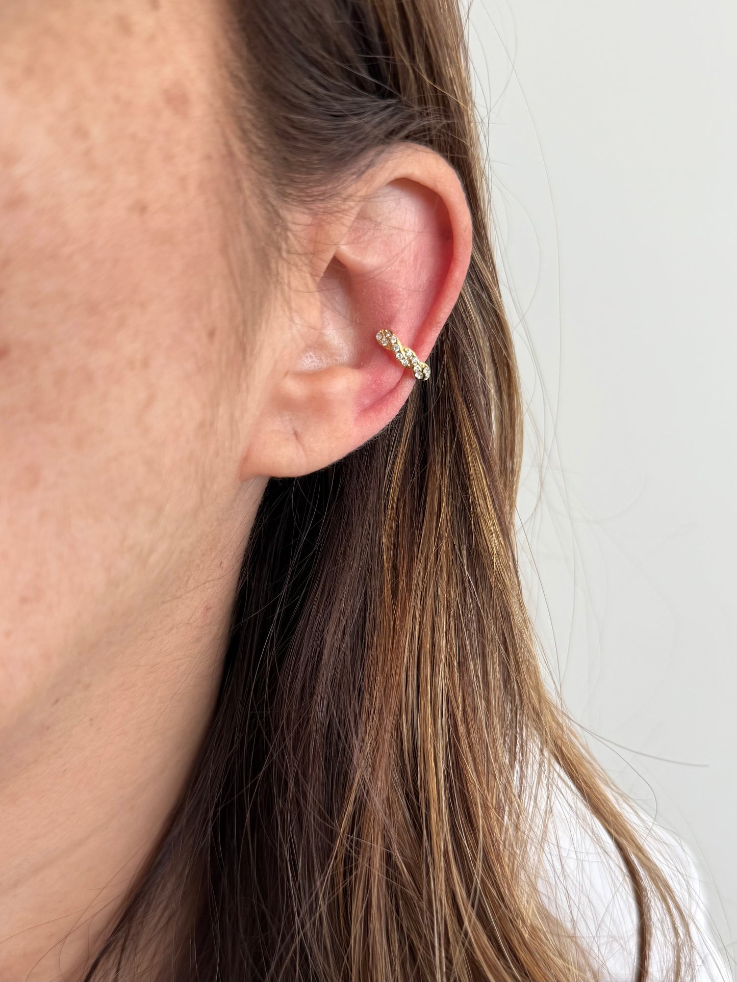 Earcuff Rosie - monoboucle vendue à l’unité - doré ou argent