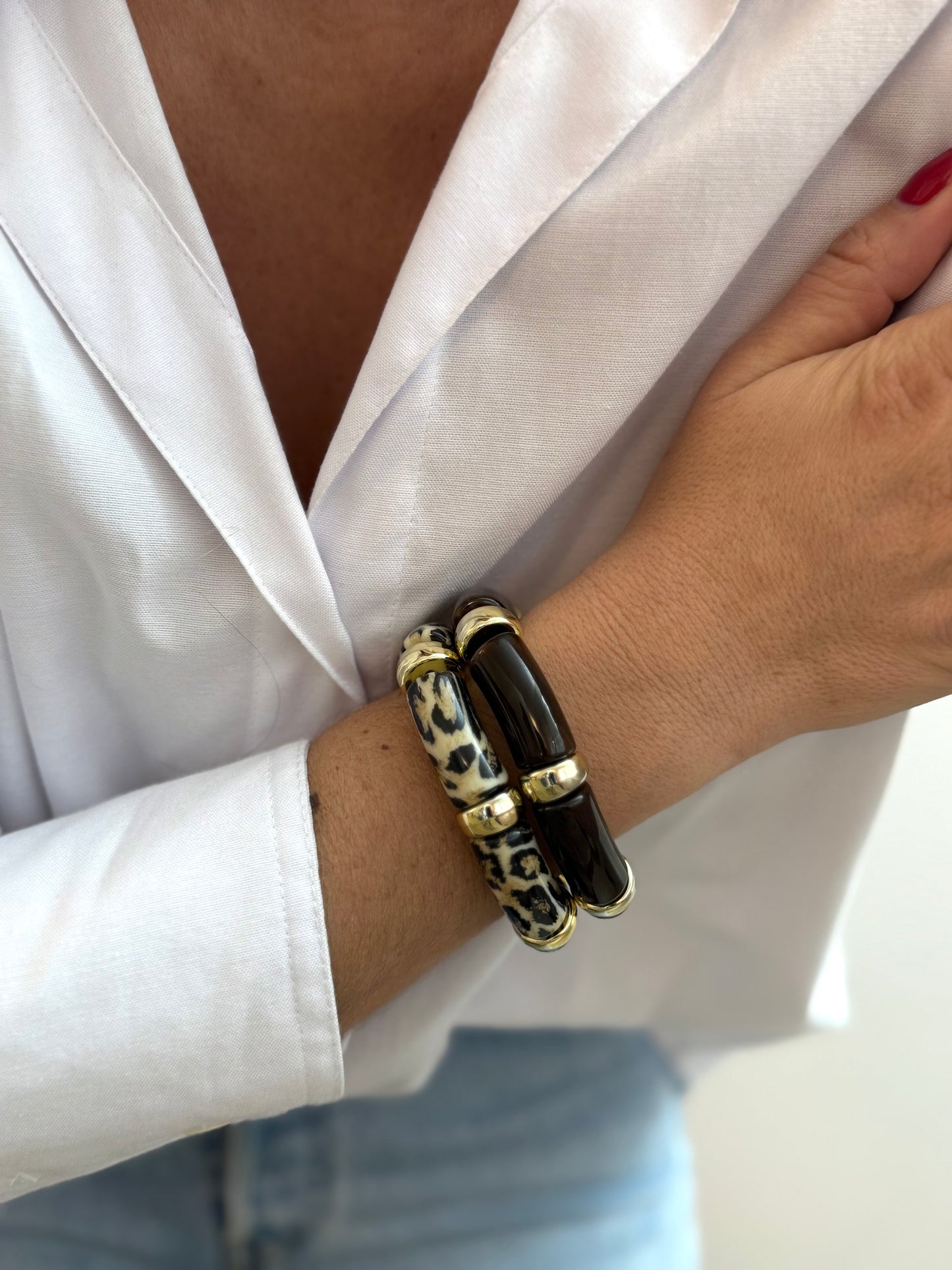 Gemini - Marron - lot de 2 bracelets