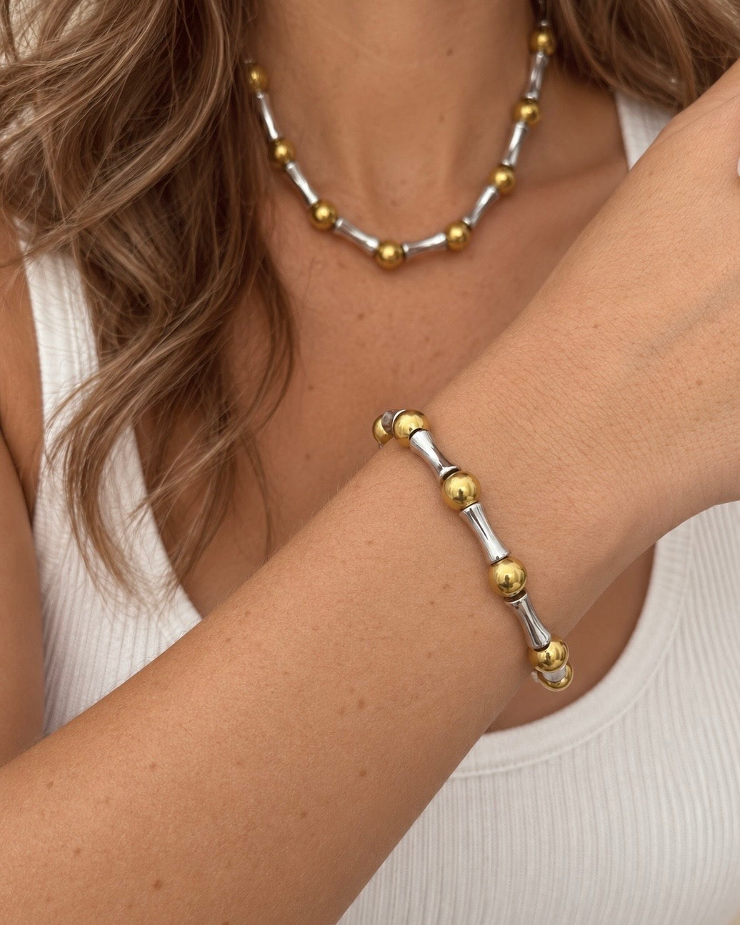Figari - le bracelet - doré ou bicolore