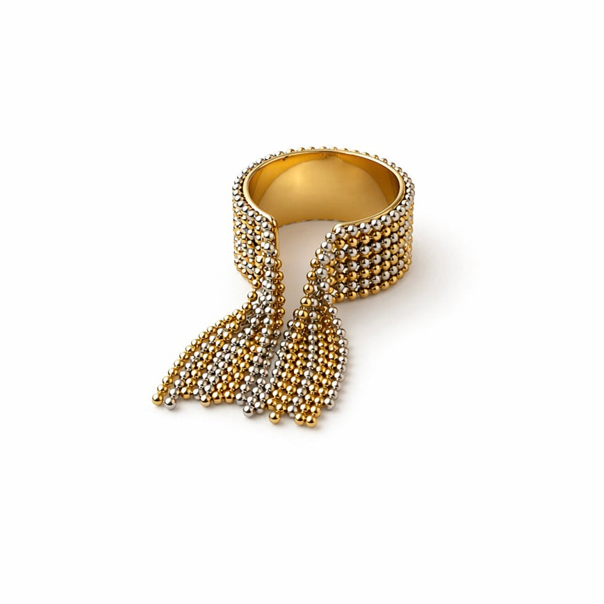 Bague Franges - doré ou bicolore