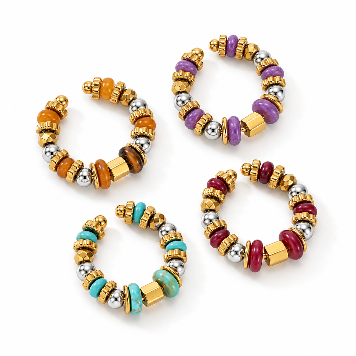 Bague Naguel - plusieurs couleurs disponibles