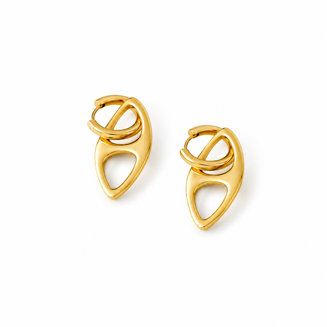 Catarina - les boucles - doré ou argent