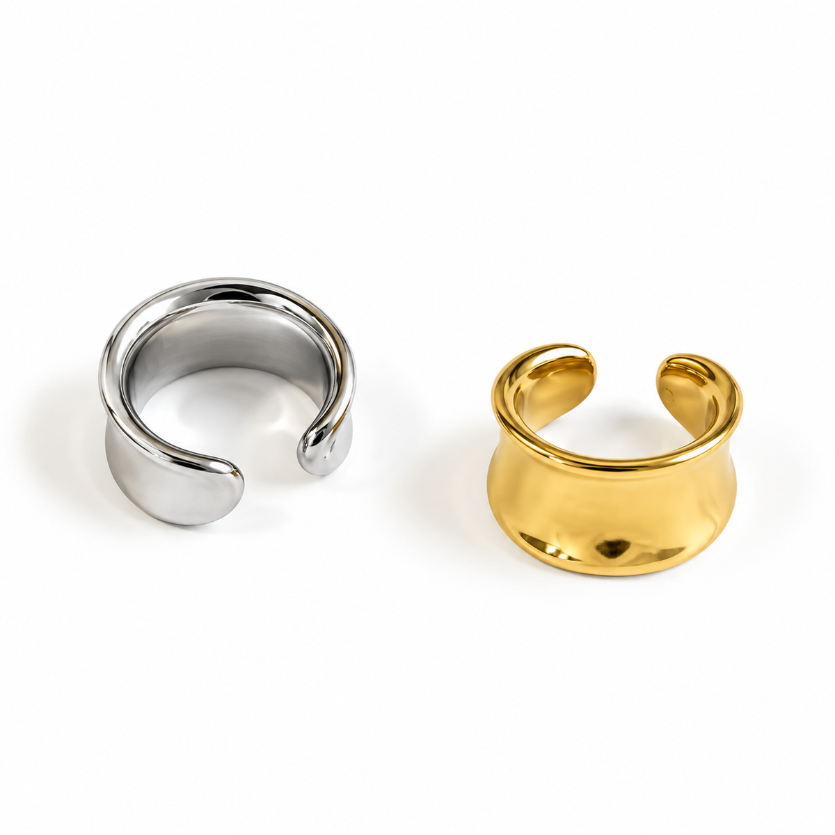 Earcuff Romi - monoboucle vendue à l’unité - doré ou argent