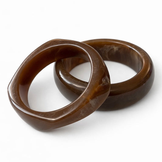 Ivana - Duo de Maxi Joncs - marron