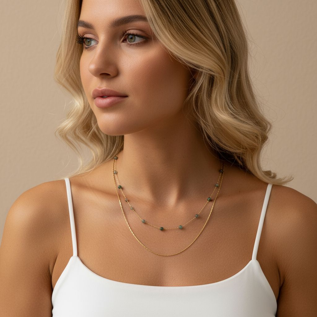 Deby - plusieurs couleurs - collier double