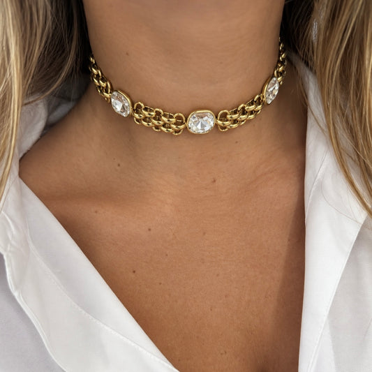 Choker Barbara - plusieurs couleurs disponibles