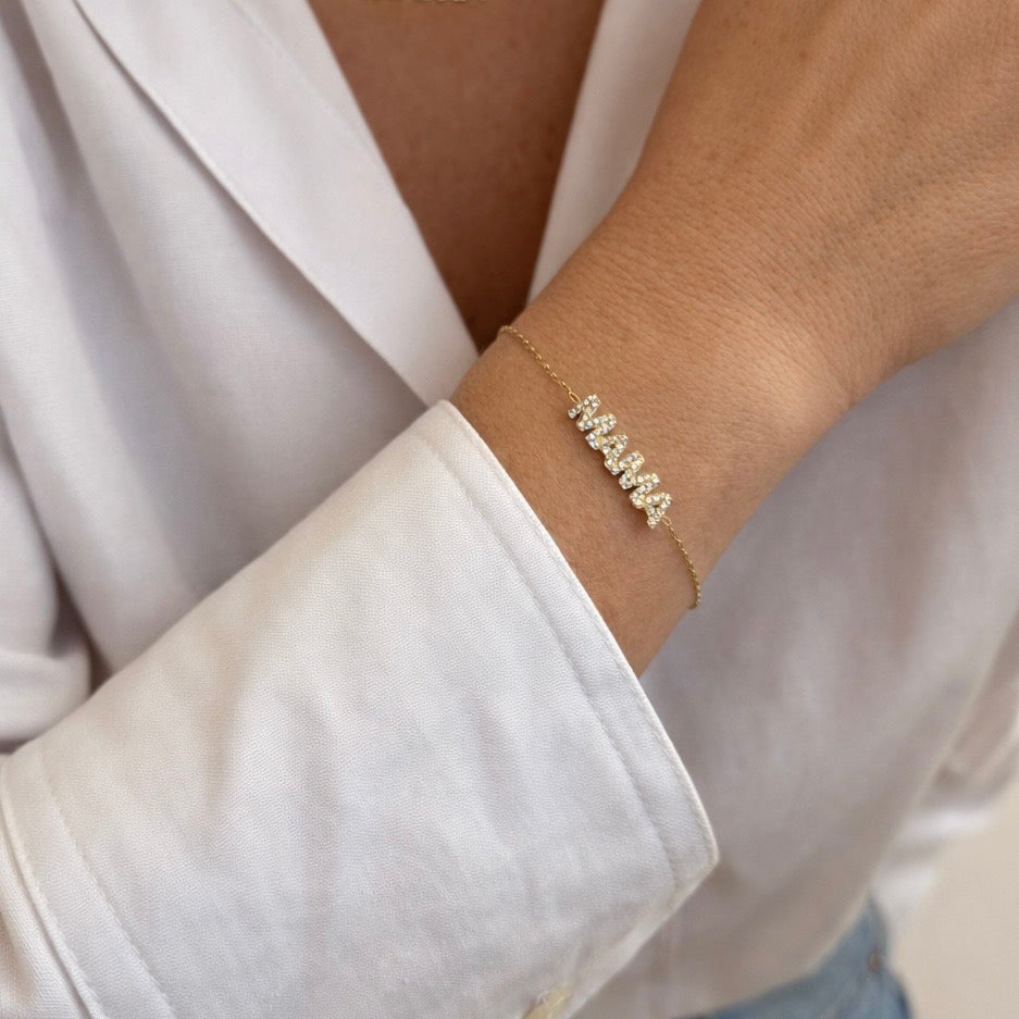 Mama - le bracelet - doré ou argent