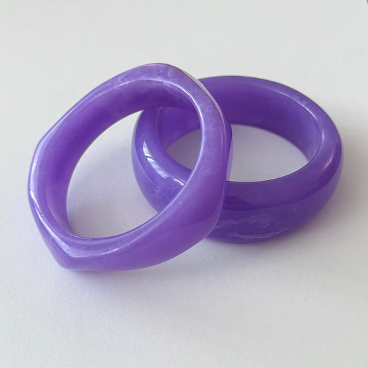 Ivana - Duo de Maxi Joncs - violet