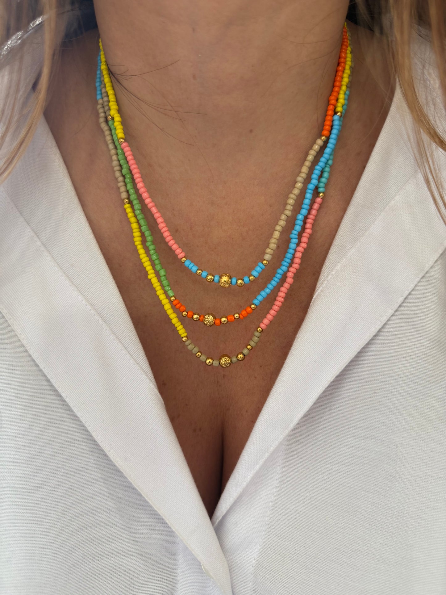 Triple collier - Perlita