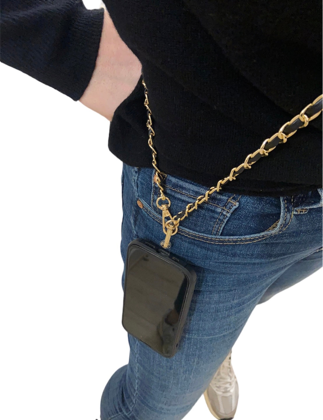 Sangle Fine En Cuir Synthétique - 115cm - Pour Sac à Main, Téléphone, Portefeuille - Boucle Argentée - Rechange élégante