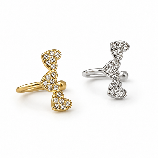 Earcuff Cora - monoboucle vendue à l’unité - doré ou argent