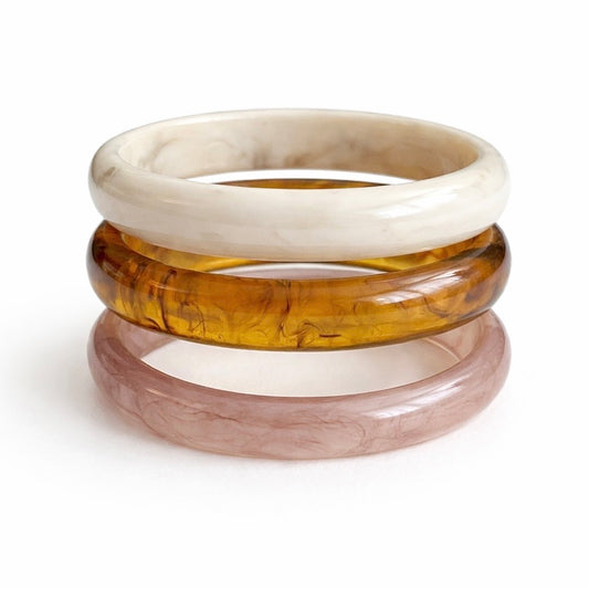 Erica Brun - Lot de 3 Joncs Résine