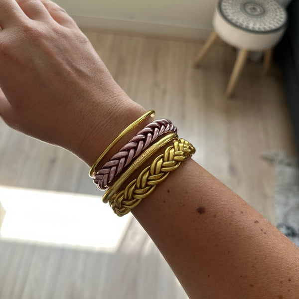 Bracelet Bouddhiste fin - Doré