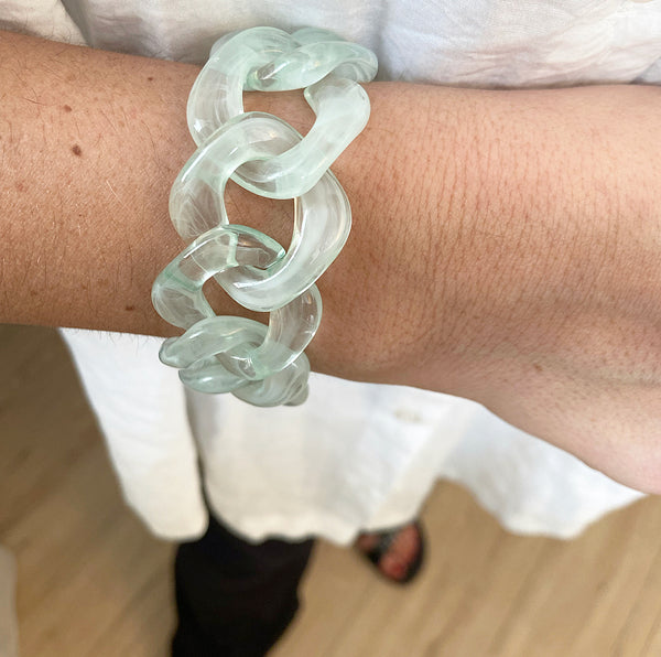 Louisa Vert d’eau - le bracelet